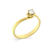 Ringe Roman Gioielli Dame in Gelbgold Diamante 0.15 Ct R302A25N117M3 - R302A25N117M3